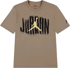 Футболка підліткова Nike JORDAN DISTRESSED світло-коричнева 95F854-X1T