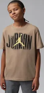 Футболка підліткова Nike JORDAN DISTRESSED світло-коричнева 95F854-X1T