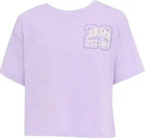 Футболка підліткова Nike JORDAN SECRET GARDEN COLLEGIATE бузкова 45F900-P2W