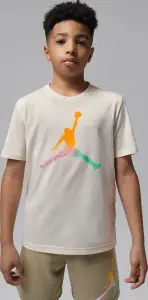 Футболка підліткова Nike JORDAN TIE DYE JUMPMAN бежева 95F822-W5T