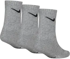 Шкарпетки дитячі Nike DRI-FIT PERFORMANCE BASIC CREW сірі (3 пари) UN0013-042