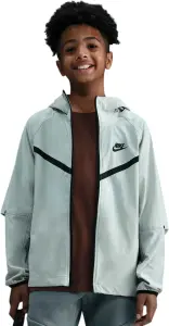 Толстовка подростковая Nike TECH WOVEN серая HQ8911-034