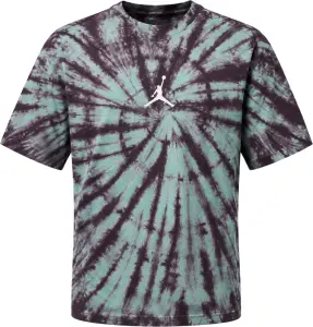 Футболка Nike JORDAN BROOKLYN TIE-DYE FESTIVAL зелено-фіолетова IF3150-342