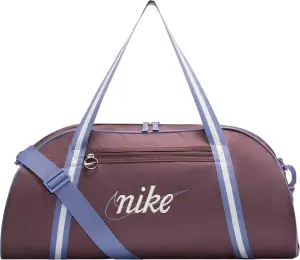 Сумка спортивна жіноча Nike GYM CLUB TRAINING RETRO 24L коричнево-синьо-біла DH6863-502