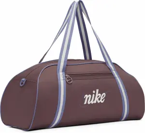 Сумка спортивна жіноча Nike GYM CLUB TRAINING RETRO 24L коричнево-синьо-біла DH6863-502