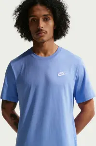 Футболка Nike SPORTSWEAR CLUB блакитна AR4997-494