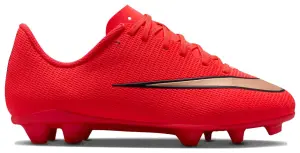 Бутсы детские Nike JR MERCURIAL VAPOR 17 CLUB FG/MG красно-черные IO1487-600