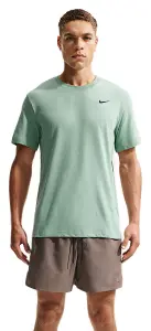Футболка спортивна Nike DRI-FIT світло-зелено-чорна AR6029-008