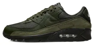 Кроссовки Nike AIR MAX 90 оливково-черные DZ4504-300