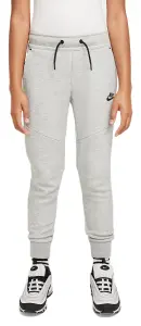 Штани спортивні підліткові Nike TECH FLEECE світло-сіро-чорні HV5869-063