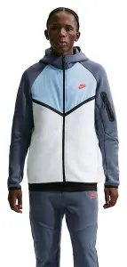 Толстовка Nike TECH FLEECE WINDRUNNER біло-блакитна IH4302-100
