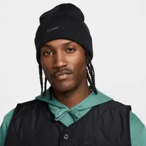Шапка Nike PEAK BEANIE чорно-срібна HF6630-010