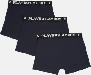 Труси (боксерки) Playboy ANNYA темно-сині (3 штуки) ANNYA-37