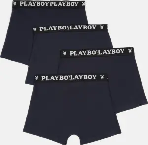Труси (боксерки) Playboy ANNYA темно-сині (4 штуки) ANNYA-45