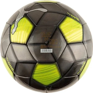 Мяч футбольный Puma ONE STRAP BALL черно-салатовый 8327205 Размер 5