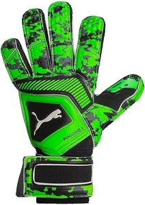 Вратарские перчатки Puma One Grip 1 RC зелено-черные 4147022