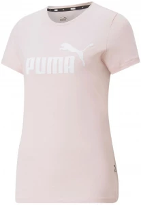 Футболка женская Puma ESS Logo Tee розовая 58677582