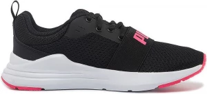 Кросівки підліткові Puma Wired Run Jr чорно-рожеві 37421420