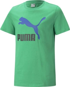 Футболка подростковая Puma Classics Logo Tee зеленая 53952636