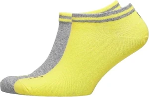 Носки Puma HERITAGE SNEAKER 2P желто-серые (2 пары) 281011001-003