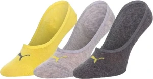 Шкарпетки Puma FOOTIE 3P UNISEX жовто-сірі (3 пари) 171002001-003
