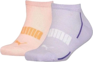 Шкарпетки дитячі Puma GIRLS MESH SNEAKER 2P персиково-фіолетові (2 пари) 104005001-012