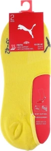 Шкарпетки Puma FOOTIE 2P UNISEX сіро-жовті (2 пари) 141011001-003