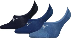 Носки Puma FOOTIE 3P UNISEX сине-темно-синие (3 пары) 171002001-001