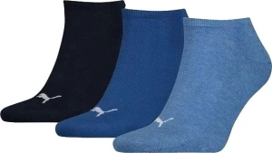 Носки Puma UNISEX SNEAKER PLAIN 3P сине-темно-синие (3 пары) 261080001-001