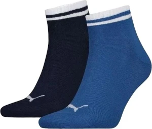 Шкарпетки Puma HERITAGE QUARTER 2P синьо-темно-сині (2 пари) 281012001-001