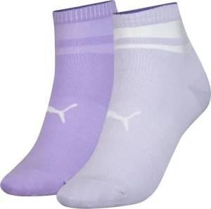 Шкарпетки жіночі Puma SHORT SOCK STRUCTURE 2P WOMEN фіолетові (2 пари) 103002001-012