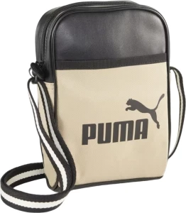 Сумка через плече Puma CAMPUS COMPACT PORTABLE 1,5L бежево-чорна 078827-06