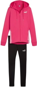 Спортивный костюм женский Puma METALLIC TRACKSUIT розово-черный 67370148