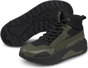 Черевики Puma X-RAY 2 SQUARE MID WINTER оливково-чорні 373020-05