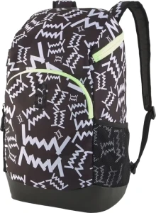 Рюкзак Puma BASKETBALL BACKPACK 27L чорно-біло-салатовий 079205-01