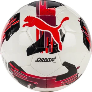 Футбольний м'яч Puma ORBITA 6 MS біло-чорно-червоний Розмір 5 084335-04