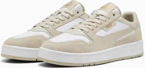 Кеди Puma COURT CLASSIC SUEDE бежево-білі 40021503