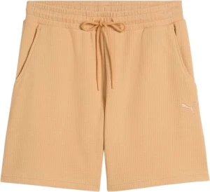 Шорты женские Puma HER 5" HIGH-WAIST бежевые 68506263