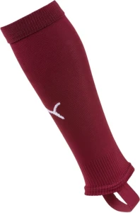 Гетри футбольні без шкарпетки Puma TEAM LIGA STIRRUP SOCKS CORE бордові 703439-09