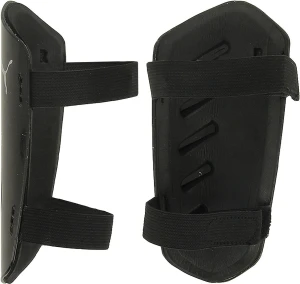 Щитки футбольні Puma ULTRA LIGHT FOOTBALL STRAP SHINGUARDS чорно-срібні 030992-03