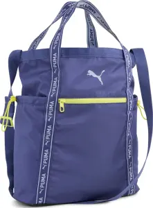 Сумка через плече жіноча Puma AT ESSENTIALS TOTE 24L темно-синьо-салатова 090781-04