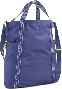 Сумка через плече жіноча Puma AT ESSENTIALS TOTE 24L темно-синьо-салатова 090781-04
