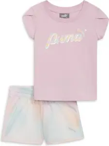 Комплект літній дитячий Puma SCROLLING LOGO світло-рожевий 859950-01