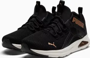 Кроссовки беговые женские Puma ENZO 2 REVAMP черно-золотые 310203-02