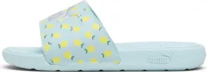 Шльопанці дитячі Puma COOL CAT 2.0 LEMON бірюзово-лимонні 395657-02