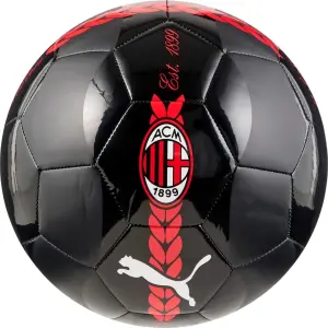 Футбольний м'яч Puma AC MILAN 24/25 PRE-MATCH чорно-червоний Розмір 5 084544-07