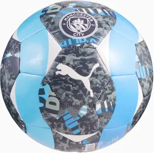 Футбольний м'яч Puma MANCHESTER CITY 24/25 PRE-MATCH сіро-блакитно-білий Розмір 5 084548-74