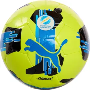 Футбольний м'яч Puma ORBITA UPL (MS) лимонно-синій Розмір 5 084593-02