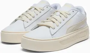 Кеди жіночі Puma SMASH 3.0 MONO TWIST біло-бежеві 395318-05