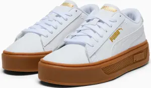 Кеди жіночі Puma SMASH V3 біло-коричневі 390758-21